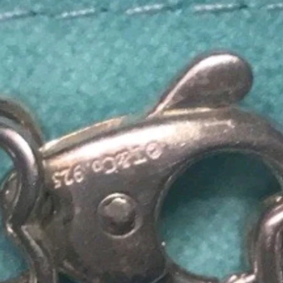 Tiffany & Co. Silver Double Hearts Braclet, 7.5 Inches Long